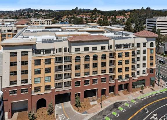 Apartment building exterior