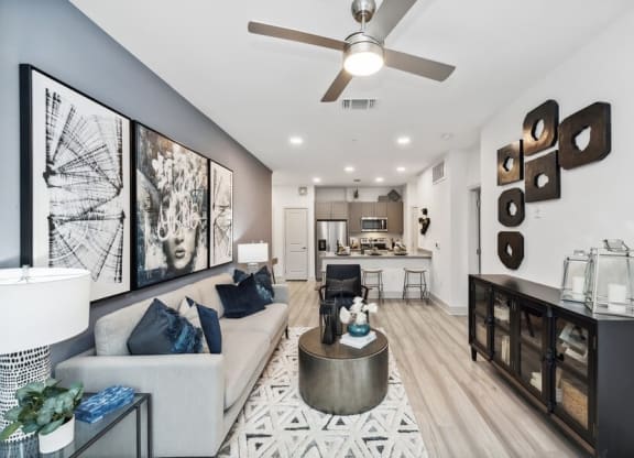 Model living room
