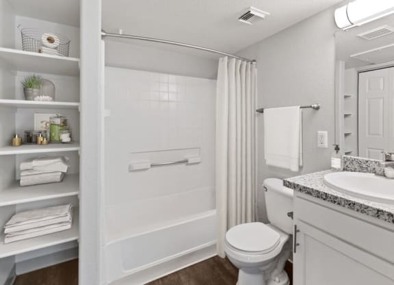 Model bathroom