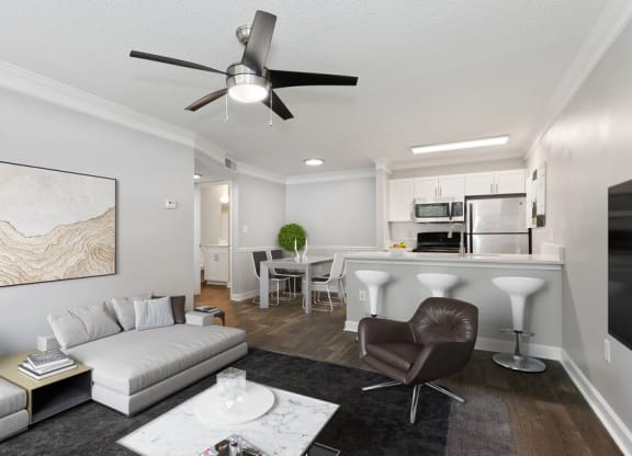 Model living room