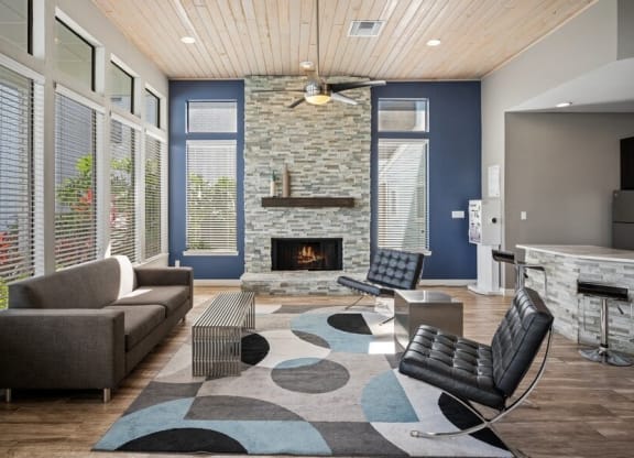 Resident lounge interior