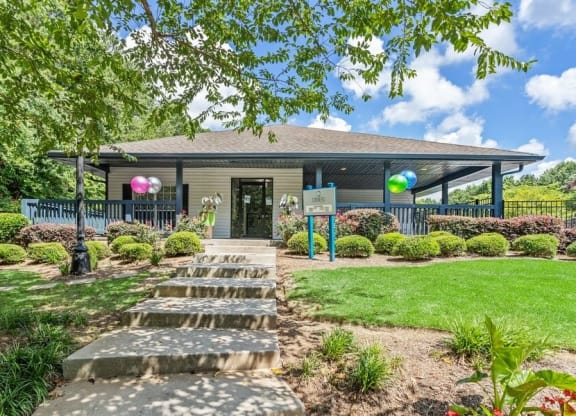 Clubhouse exterior entrance