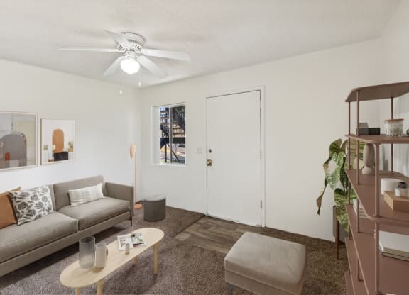 Model classic apartment living room