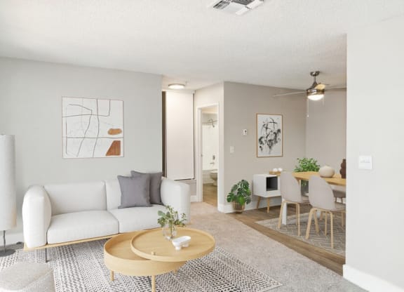 Model living room