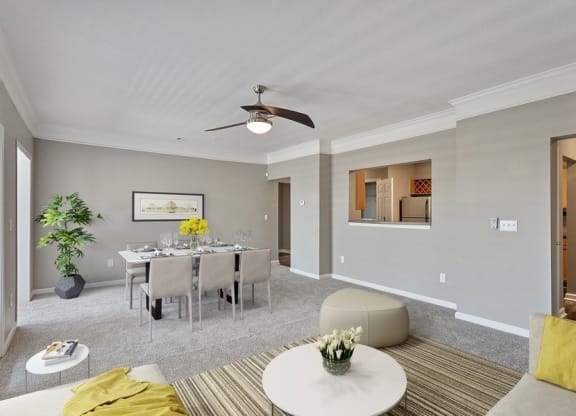 Living Room/Dining Room- Model