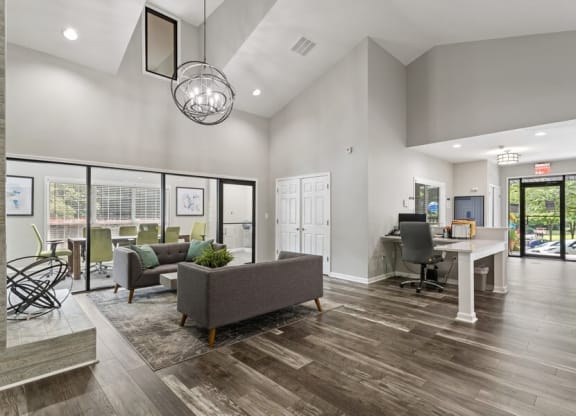 Clubhouse lobby