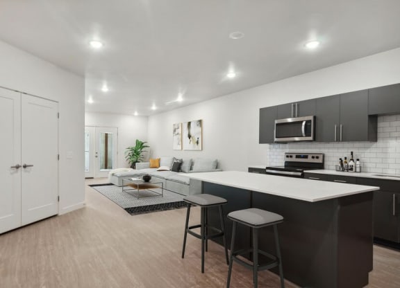 Model apartment entry