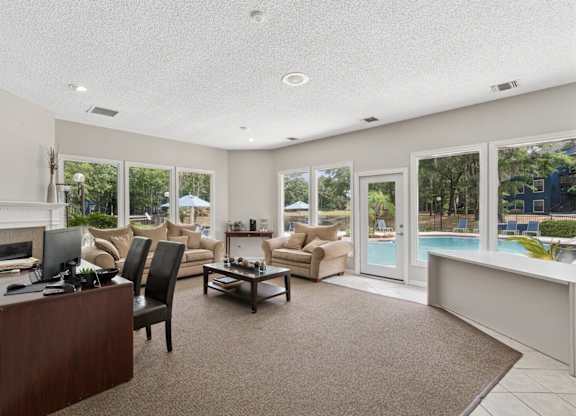 Resident lounge interior at Northlake Apartments in Jacksonville, FL
