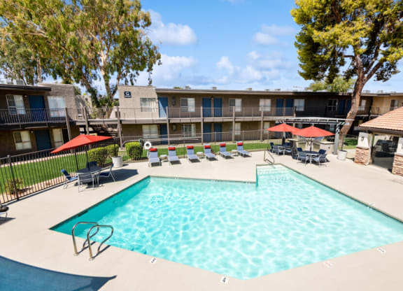 community swimming pool at Villages at Metro Center, Phoenix