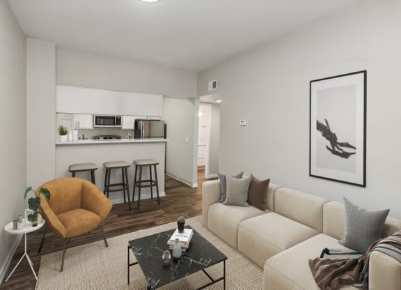 Model living room