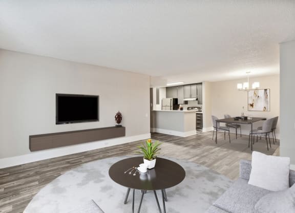 Model living room