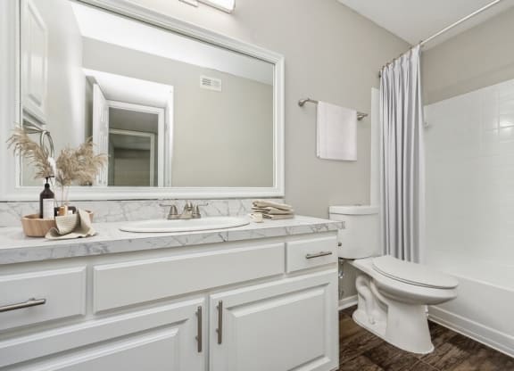 Model bathroom