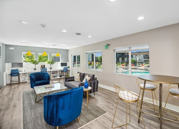 Community Leasing Office at Waterfront Apartments in Lakewood, CO.
