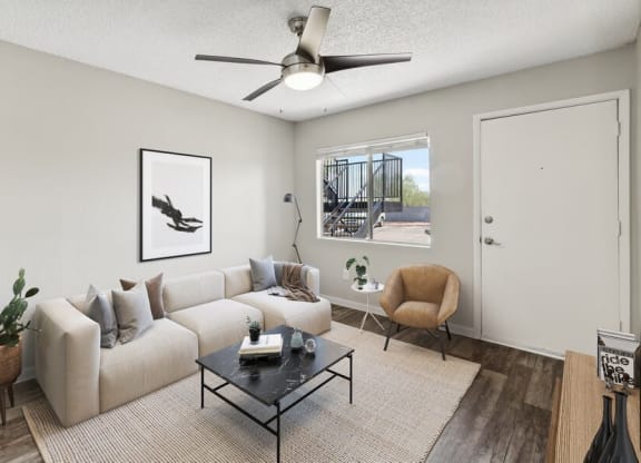 Model living room