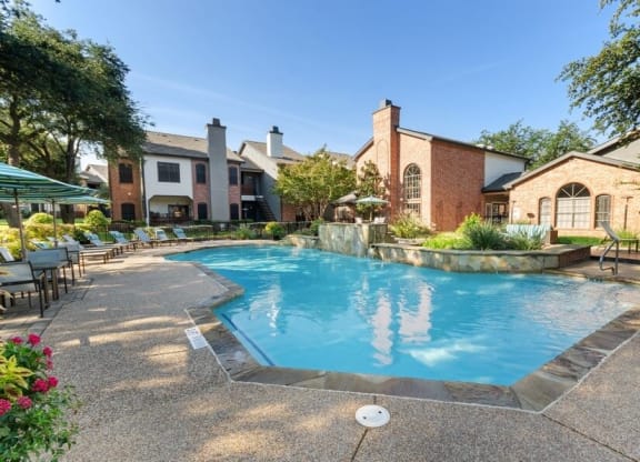 Resort style swimming pool