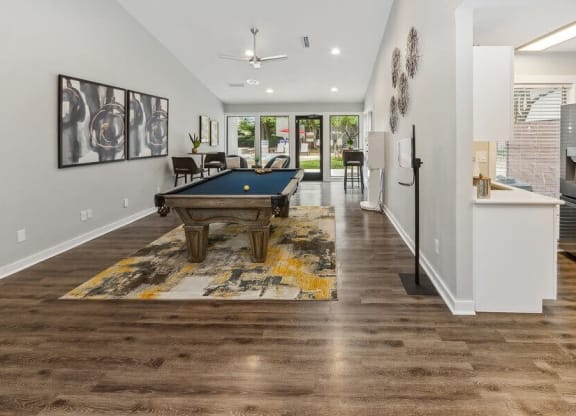 Pool table room