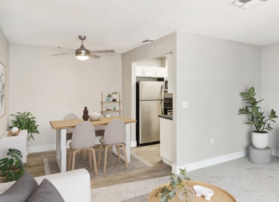 Model dining and kitchen