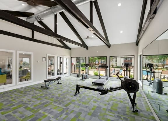 Large fitness center