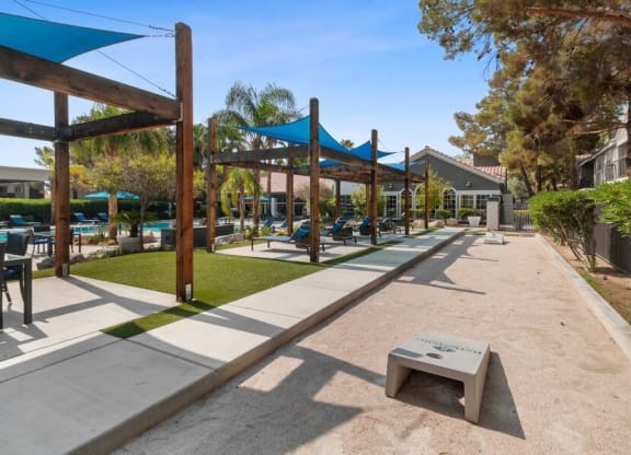 Covered picnic area