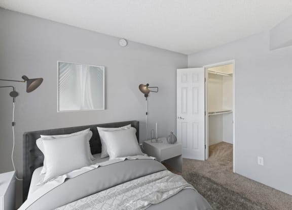 Model primary bedroom