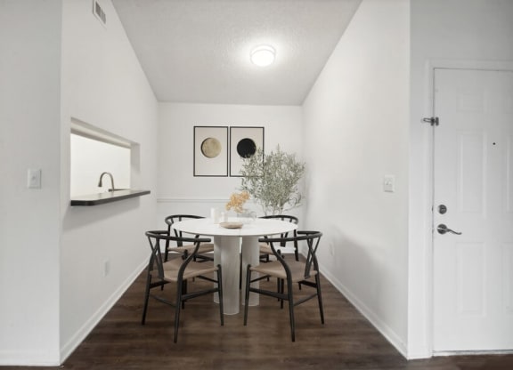 Model dining room