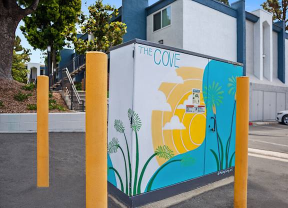 Exterior Community Building at Cove La Mesa Apartments located in La Mesa, CA.