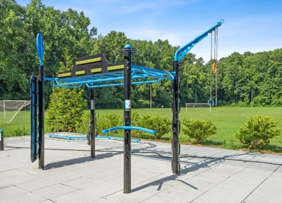 Fitness area outdoors