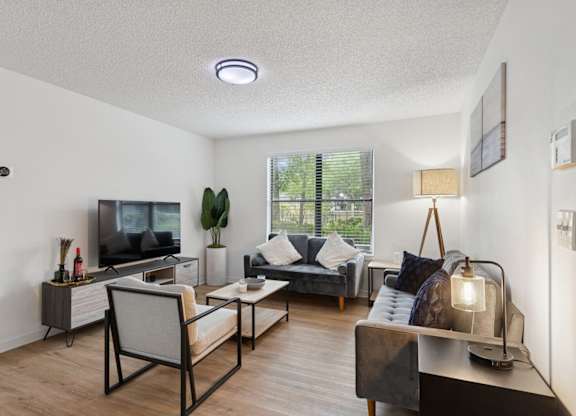Model living room at Northlake Apartments in Jacksonville, FL