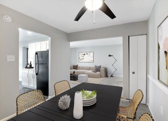 Model dining room