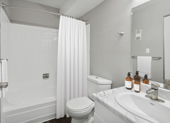 Model bathroom