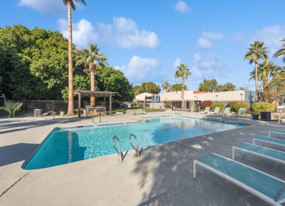 Community pool and sundeck at Verona Park, Mesa, AZ 85210