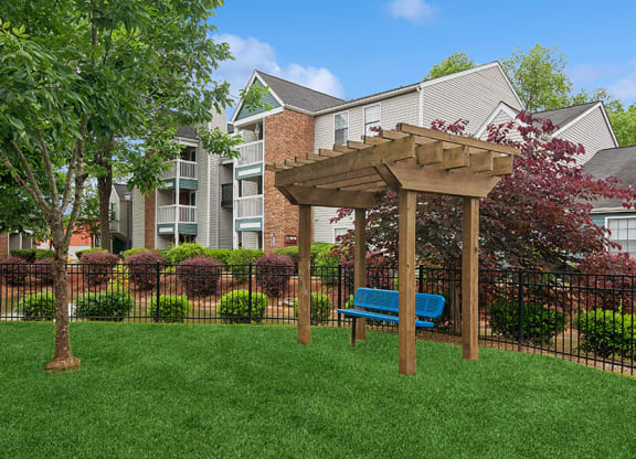 Outdoor Picnic Area with Canopy at Park 2300 Apartments in Charlotte, NC.
