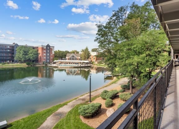 View from Apartment balcony at Esprit Cherry Creek, Glendale, 80246