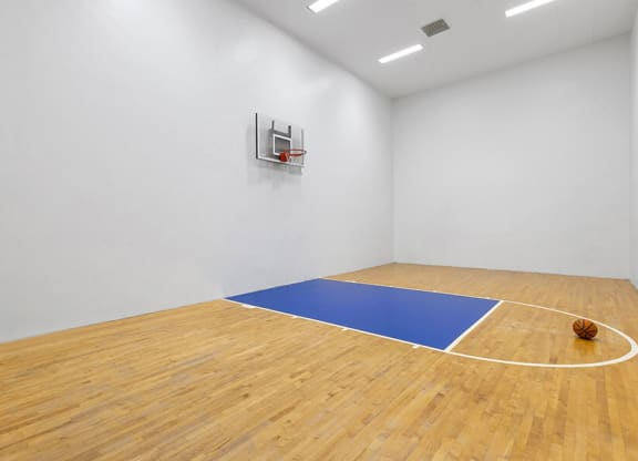 Indoor Basketball Court Area at Hilands Apartments in Tucson, AZ.