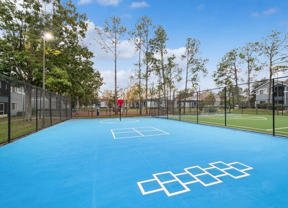 Community Sports Court at Westland Park Apartments in Jacksonville, FL.