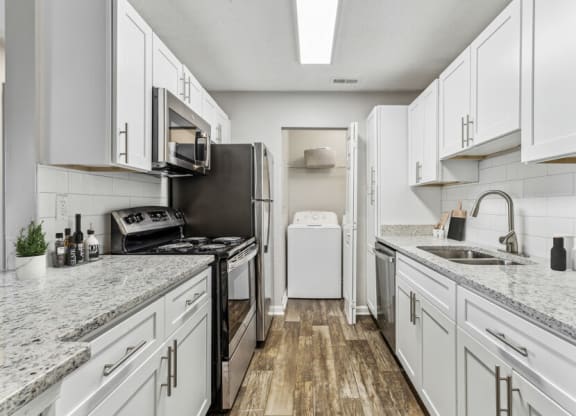 Model apartment kitchen