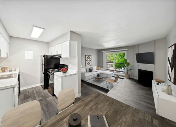Model dining and kitchen