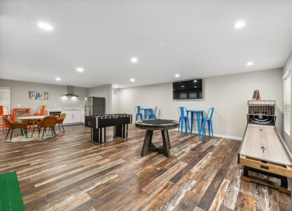 Clubhouse game room