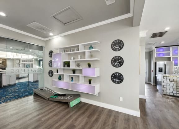 Clubhouse gaming area
