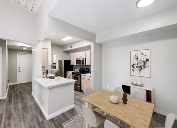 Model dining and kitchen