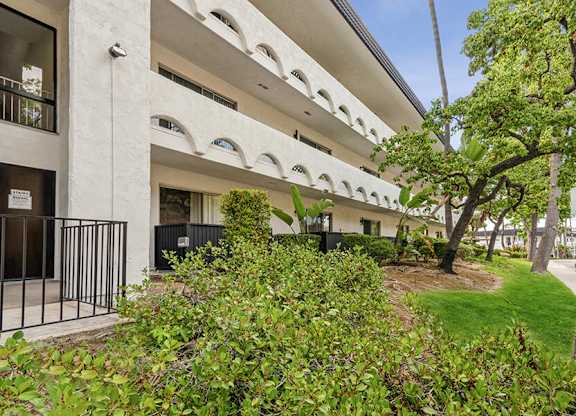 Exterior Community Building at Palmilla Apartments located in San Diego, CA.