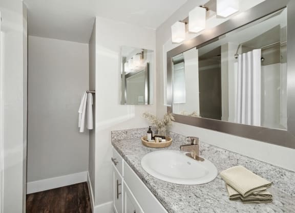Model bathroom