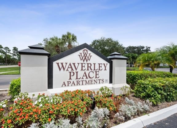 Property entrance sign