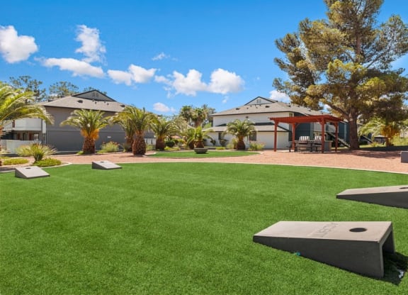 Outdoor community game area
