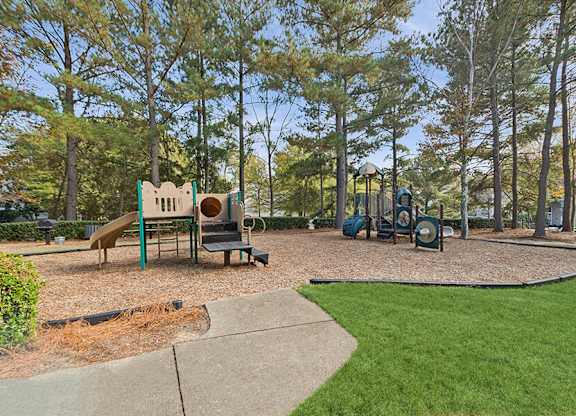 Community Playgrounds at Lake Cameron Apartments located in Apex, NC.