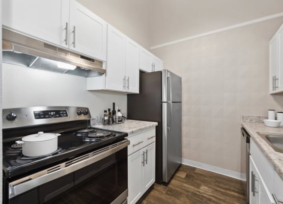Model apartment kitchen at Verona Park, Arizona