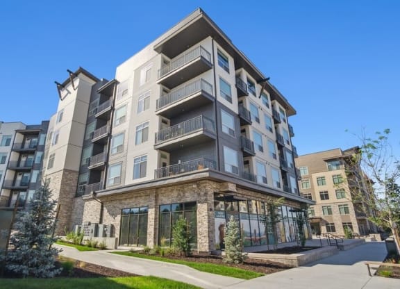 Apartment building exterior