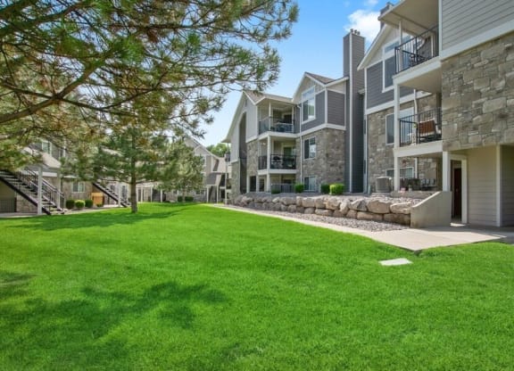 Apartment exterior and landscape