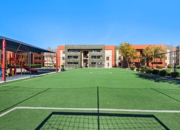 Soccer field at Saratoga Ridge, Arizona, 85022