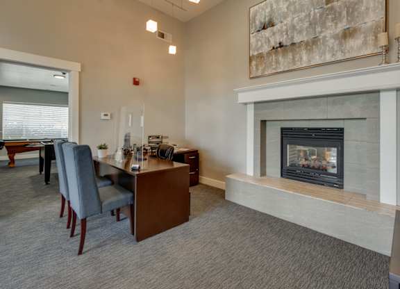 Community Leasing Office at Landings at Morrison Apartments located in Gresham, OR.